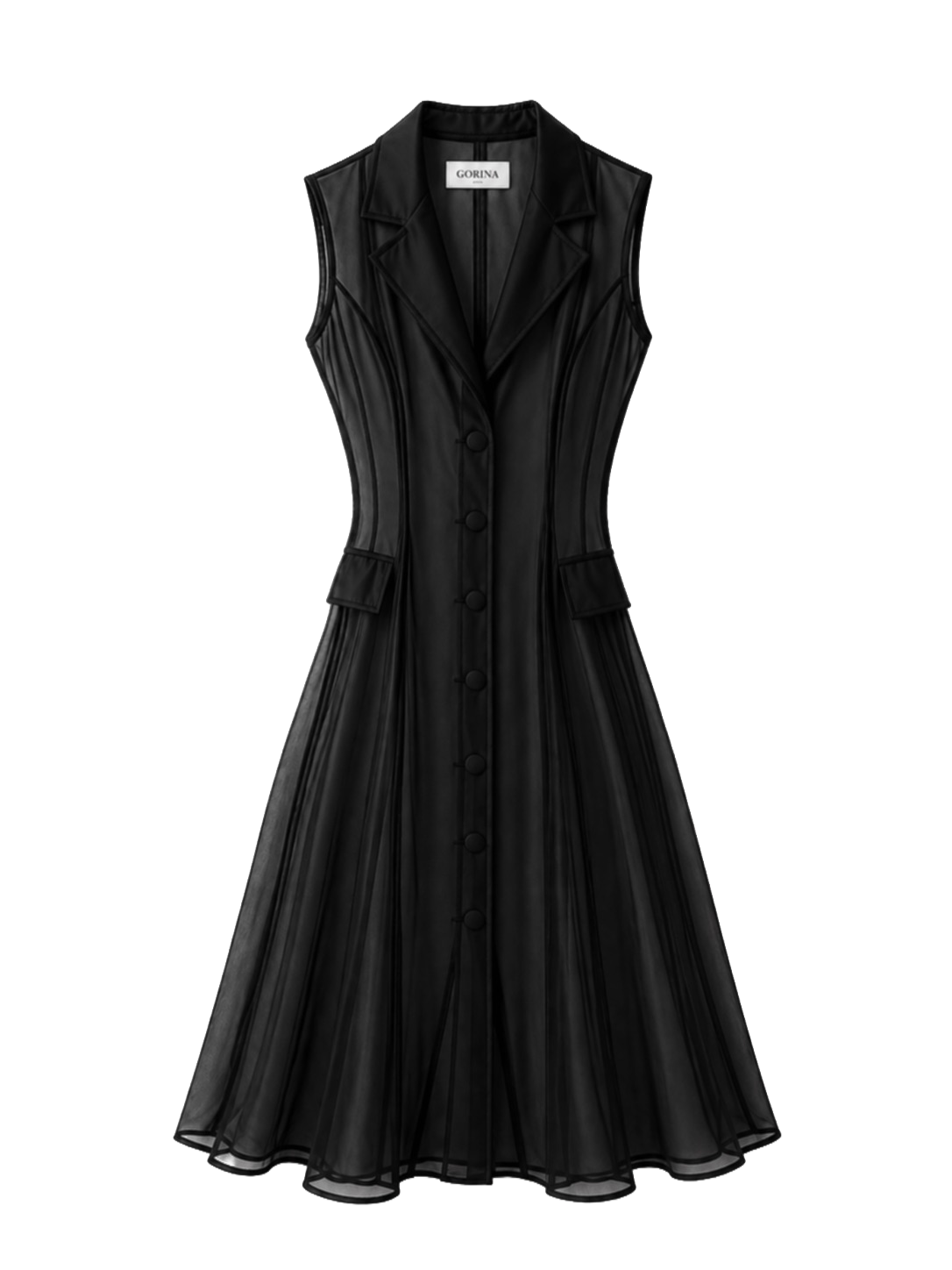 Entre línies Black Organza